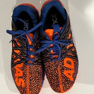 Adidas VIGOR BOUNCE CQ1459 Running Shoes Orange & Blue Size: 7